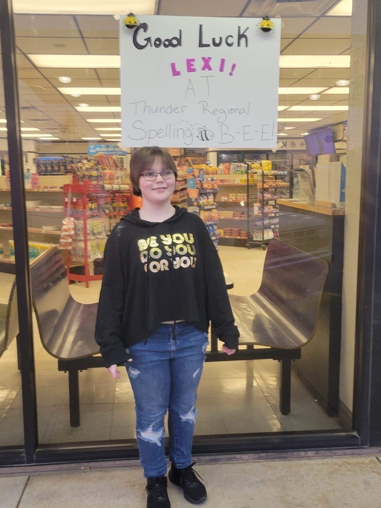 State Spelling Bee competitor Lexi Watson 