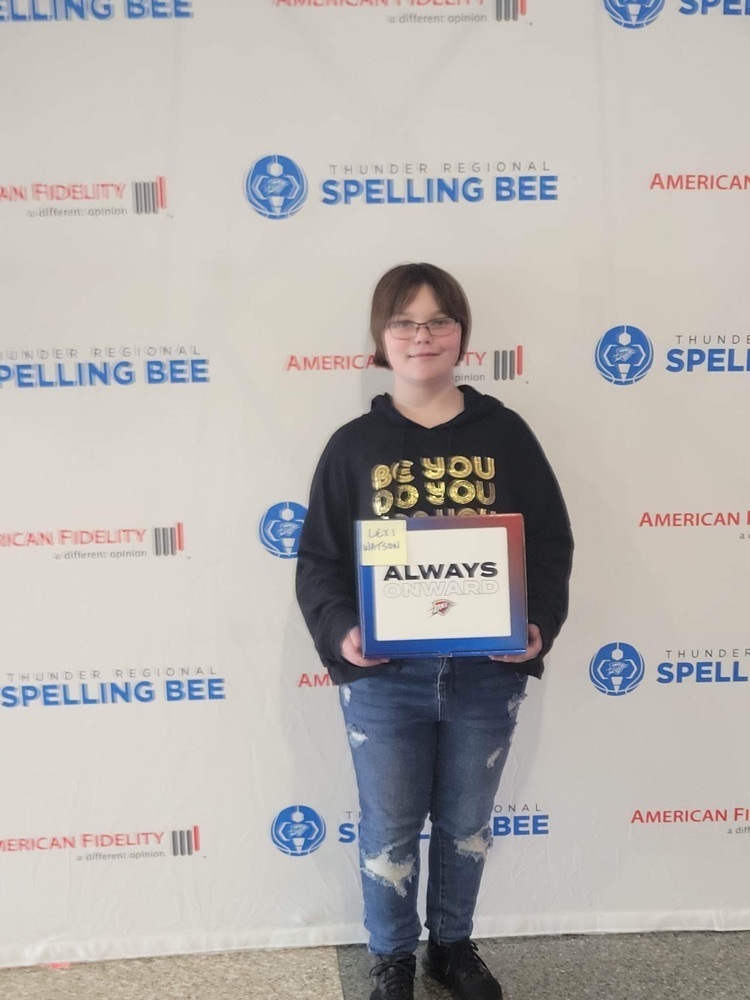 State Spelling Bee competitor Lexi Watson 